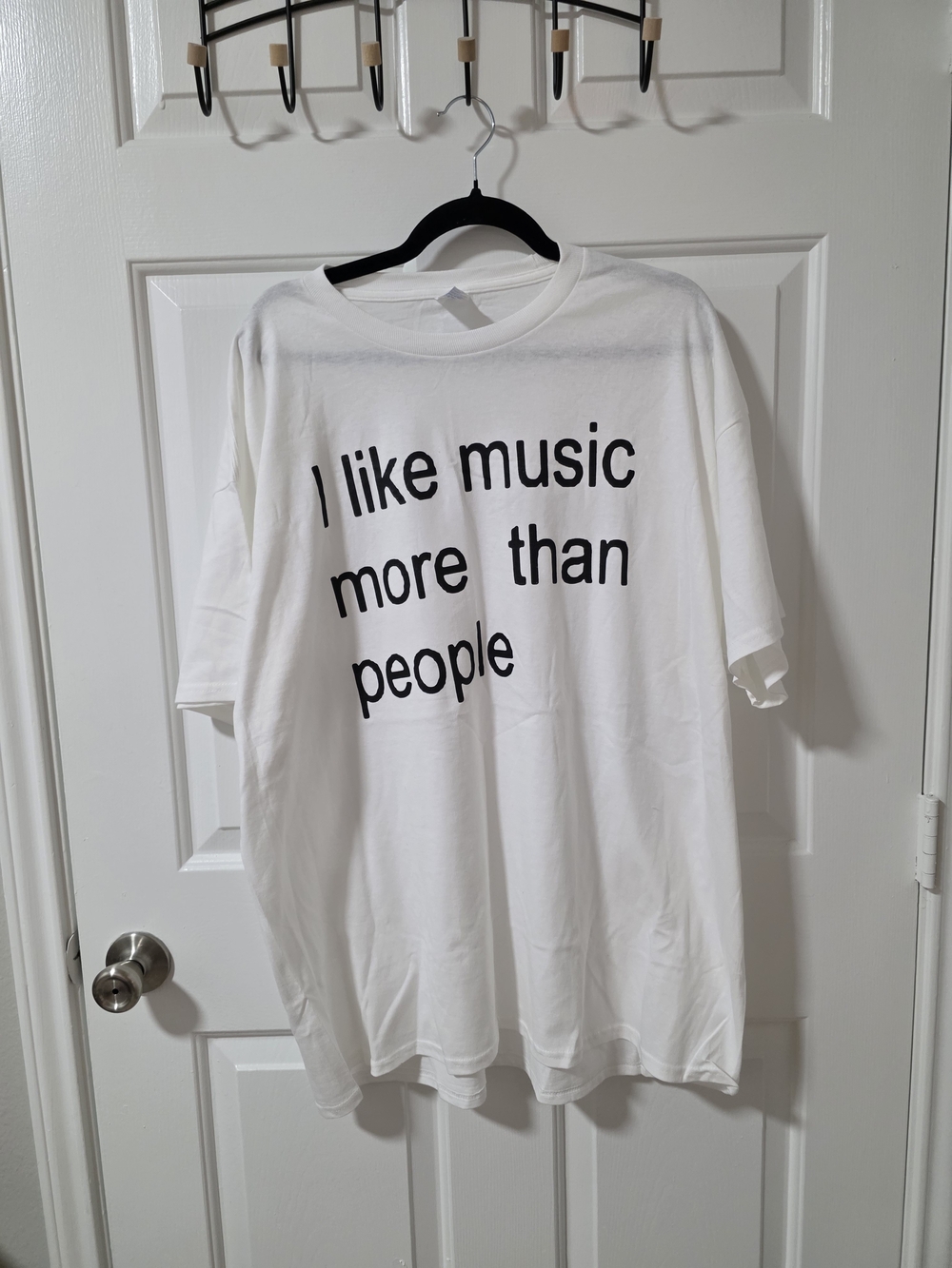 I Like Music More Than People Graphic Tee 2XL